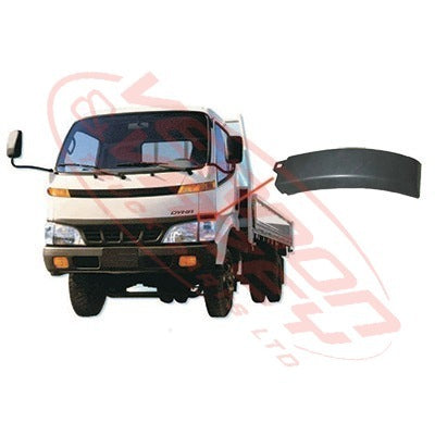 8187024-61 - FRONT CORNER PANEL - MOULDING - L/H - WIDE CAB - TOYOTA DYNA XZU3 / XZU4 2000-