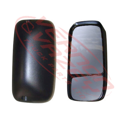 8187216-01 - MIRROR HEAD - L/H - ON DOOR - 25MM BAR - SPLIT - NON ELEC & HEAT - TOYOTA DYNA / HINO DUTRO 2011- AFTERMARKET