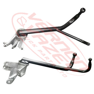 8187216-21 - MIRROR ARM - L/H - ON CORNER PANEL - 16 & 30MM BALL - TOYOTA DYNA / HINO DUTRO 2011-