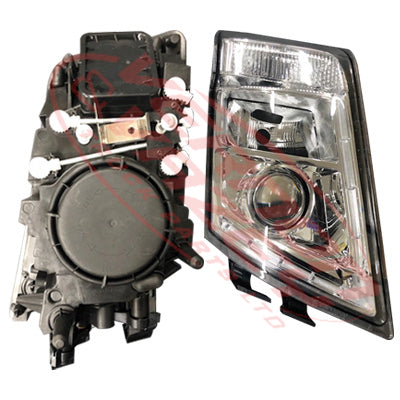 9013094-2 - HEADLAMP - R/H - CHROME - LED - MANUAL - VOLVO FH/FM - 2008-