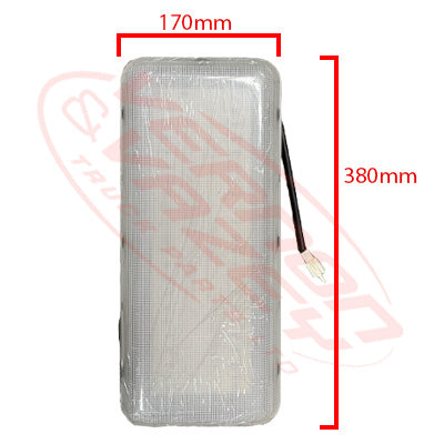 INTERIOR LIGHT - 380X170X35 - WITH LED - UNIVERSAL - ALL MAKES/MODELS - IL-380X170X35